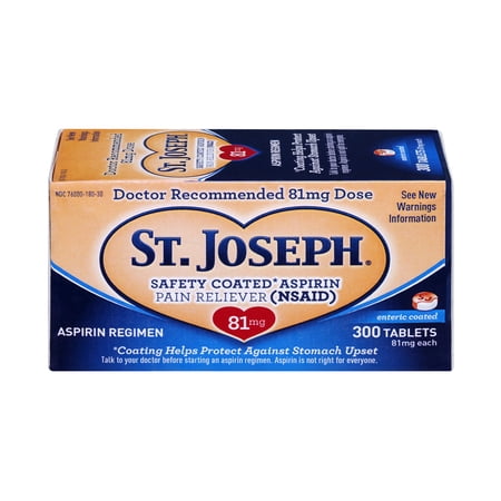 St Josephs Health Products St Joseph Aspirin Regimen, 300 ea