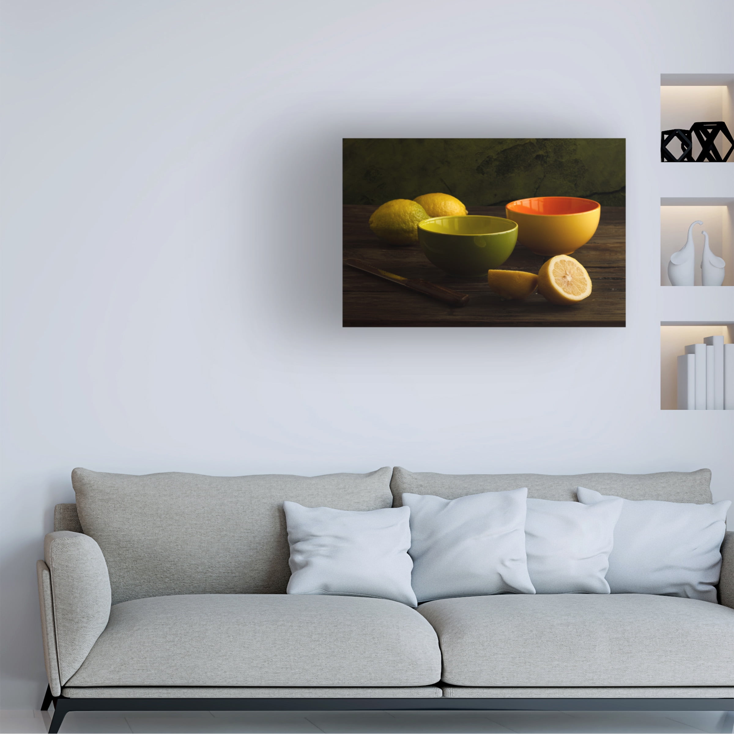 Luiz Laercio 'Lemons' Canvas Art