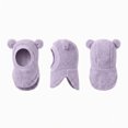 thumbnail image 4 of Cethrio Toddler Girls Plush Balaclava Hats, Full Head Cover Neck Windproof Fuzzy Warm Kids Winter Ski Mask Size 6M-3 Years Purple, 4 of 5