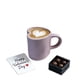 thumbnail image 2 of Un par de tazas de café con diseño en forma de corazón y cucharas para el aniversario, San Valentín, regalo de boda para él y ella, 2 of 9