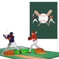 thumbnail image 1 of Tarjeta de felicitación CNLITIHEKA con diseño de béisbol desplegable para el Día del Padre, 3D, 1 of 7