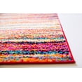 thumbnail image 3 of Multi-Color Contemporary 3x5 Area Rug Modern Lines Stripes - Actual 3' 3" x 4' 3" Rectangle, 3 of 8