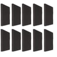 thumbnail image 2 of Acoustic Panels, 10Pcs Polyurethane Sound Proof Foam Triangular Groove Dark Gray Sound Aborption  For Factory, 2 of 8