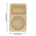 thumbnail image 2 of 2 Compartment Collapsible Silicone Snack Container Leak, Resistant, Divided Bento Box Food Storage for Meal Prep, Lunch, Travel, Picnics, Dishwasher and Microwave Safe (1pc), 2 of 3