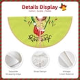 thumbnail image 3 of Sikiie Avocado Merry Christmas Nativity Christmas Tree Skirt, Jesus Christian Winter Holiday Tree Mat Decoration(30-48IN)48", 3 of 6