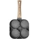 thumbnail image 1 of Sartén antiadherente para huevos fritos, utensilio de cocina, sartén para hamburguesas, 4-Loch Mehrzweck-Bratpfanne, Küchenutensilien-Burger-Bratpfanne Xemadio HFP-0039, 1 of 9