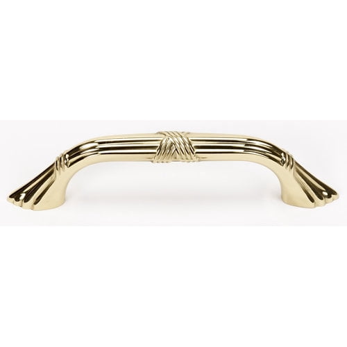 Ribbon and Reed 3 1/2" Center Arch Pull, Antique English