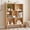 Wood Color, variant on Wooden Cube Bookshelf, 3-Layer Open Cabinet with Legs, Freestanding Wood Storage Organizer Shelf for Bedroom, Living Room, Office