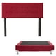 thumbnail image 1 of Box Base Cama Matrimonial + Cabecera Bilbao Rojo Dicasa  Bilbao Red, 1 of 8