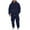 Navy%GC%, variant on CONZONE Mens 2 Piece Sweatsuits Casual Men's Jogging Tracksuit Set Solid Color Pullover Hoodie Pants Sweat Suit for Men Cozy Fall Winter Athletic Track Suit Outfits