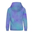 thumbnail image 7 of Mercatoo Girls Trendy Tie Dye Hoodies Teens Oversized 𝐇ooded Sweatshirts Cute Rainbow Long Sleeve Fall Winter School Hoodie, 7 of 7