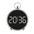 thumbnail image 2 of PATLOLLAV USB-Powered LED Digital Clock with Temperature Display - Modern Digital Alarm Clock with Hanging Ring for Bedroom, Kitchen, Desk, 2 of 9