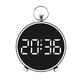thumbnail image 2 of Reloj despertador digital con pantalla LED y sensor de temperatura | Reloj de noche con alimentación USB para el hogar, la oficina o el escritorio del estudiante | Pantalla grande con temporizador, 2 of 9