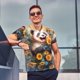thumbnail image 4 of Balery Elegant Cute Panda Sunflower Camisa Polo de Hombre con Estampado, de Manga Corta y Tejido Medio, Camisa Tipo Golf Polo-Large, 4 of 6