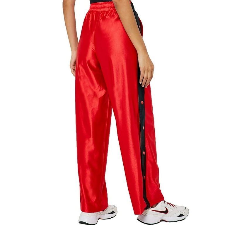 Nike Pants Popper Sportswear Icon Clash Red Sz XL 925