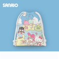 thumbnail image 1 of Bolsa de cosméticos Kawaii Sanrioed Hello Kitty, bolsa de almacenamiento portátil con cordón, dibujos animados, Melody Kuromi Cinnamoroll, regalo para amigo, nuevo Fivean unisex, 1 of 2