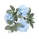 thumbnail image 5 of Corona de anillo con vela de pilar perfecl decoración rústica bohemia azul, 5 of 8
