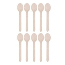 Hemoton 20pcs DIY Wooden Spoons Semi-finished Products Handmade Long Spoon for Craft Painting