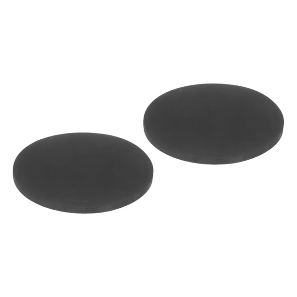 Uxcell 2 Pcs Almohadillas de Muebles Antideslizantes, 53/9" (150mm x 5mm) Grippers de Muebles Autoadhesivos Pies de Caucho Antirayaduras para Protectores de Piso de Madera, Negro