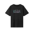 thumbnail image 1 of Camiseta de mujer Ropa de verano Moda Cuello redondo simple para deportes y camping Negro, 1 of 7