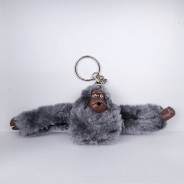 Colgante de bolso de mono de peluche, bolso de mensajero, mochila, llavero, muñeco colgante, llavero