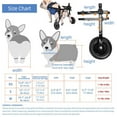 thumbnail image 3 of Pet Trolley Adjustable Hind Leg Disabled Pet Dog Mobility Aid Light Rehabilitation Legs Pet Wheelchair Walk Trolley Tools (XS), 3 of 6