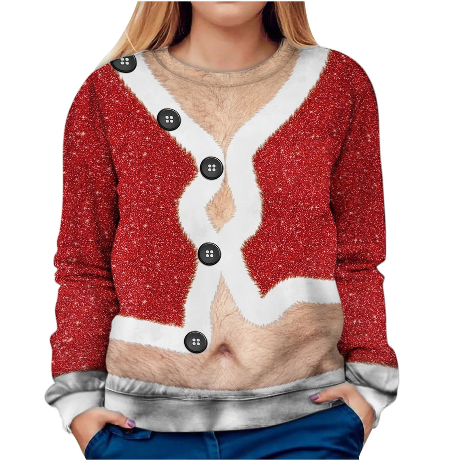 Womens Tops Christmas Shirts Digital 