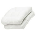 thumbnail image 1 of tredstone 2x Solid Color Tufted Pad Wicker Seat Cushions Round Back 48cm White, 1 of 9