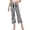 a-Black38877, variant on Womens High Waist Striped Cropped Wide Leg Pants With Front Patch Pockets Button Fly Casual Relaxed Fit For Summer Outings Casual Pants