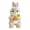 B, variant on Plush Sitting Bunny Rabbit Stuffed Animal Soft Toy with Mushroom Embroidery Floppy Ears Cuddly Doll for Kids and Adults