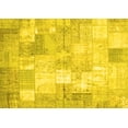 thumbnail image 1 of Ahgly Company Machine Washable Indoor Rectangle Patchwork Yellow Transitional Area Rugs, 6' x 9', 1 of 4