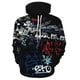 thumbnail image 1 of MHFRRA Sudadera con Capucha y Estampado Gráfico de Mezcla Suave con Bolsillo Frontal Tipo Cangurera para Una Comodidad Informal Azul oscuro, 1 of 1