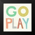thumbnail image 2 of Zarris, Chariklia 15x15 Black Modern Framed Museum Art Print Titled - Kid Play III, 2 of 5