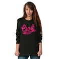 thumbnail image 4 of Cool Crush Breast Cancer Awareness Women Plus Size Long Sleeve Graphic Tee Brisco Brands 2X, 4 of 5