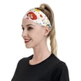 thumbnail image 6 of Yiaed Childrens Party Print Sports Headbands,Moisture Wicking Workout Headband, Sweatband Headbands for Running,Cycling for Women and Men, 6 of 8
