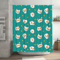 thumbnail image 7 of Shower Curtain 72 x 72 inch - Cute Fried Egg Skull Waterproof Shower Curtain for Bathroom, Washable Shower Curtain Set with Hooks Bathroom Accessories, 7 of 7