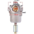 thumbnail image 3 of Carburetor Replacement for Troy Bilt Pony Replacement for 17.5 OHV Engine Lawn Mower Tractor 697203 697141 697216, 3 of 5