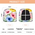 thumbnail image 3 of Pioneer Flower Seat Covers for Dining Room Chairs Set Of 4,Stretch Printed Washable Chair Seat Cover with Elastic Ties and Button,Removable Waterproof Couch Cushion Covers, 3 of 6
