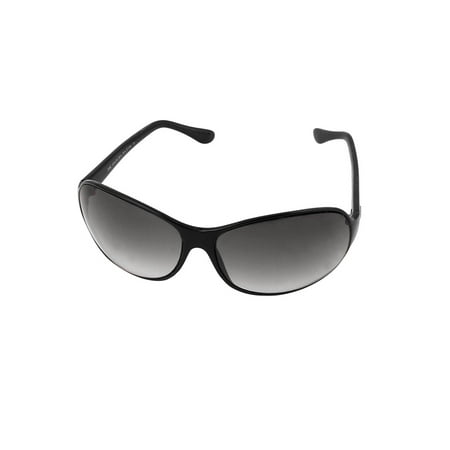 Lady Oversized Plastic Frame Sunglasses Eyeglasses Shades Black