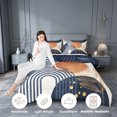 thumbnail image 3 of meiyoeat Bohemian Exotic Style King Size Comforter Sets For Girls,Tropical Abstract Art Comforters King Size,Black Reversible,3pcs, 3 of 7
