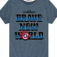 thumbnail image 3 of Marvel Captain America: Brave New World - Logo - Toddler And Youth Short Sleeve Graphic T-Shirt, 3 of 5