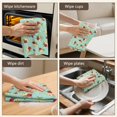 thumbnail image 6 of 2 Pcs Pioneer Flower Floral Print Pattern Kitchen Towels, Funny Microfiber Dish Towel Set, 18" X 26" Tea Towels, 6 of 6