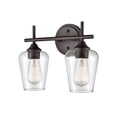 thumbnail image 6 of Ashford 2 - Light Rubbed Bronze Dark Brown Wall Sconce, 6 of 7