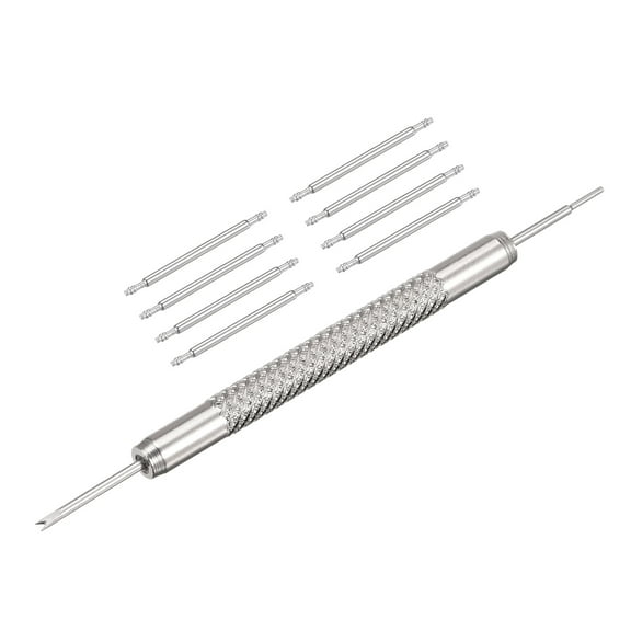 Uxcell 21mm Watch Band Pins Replacements, 1.5mm Dia, 8PCS, with Spring Bar Tool