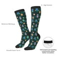 thumbnail image 4 of Yiaed Bright ladybugs Print Great elasticity Adult Stockings Sports socks for Men and Women, 4 of 6