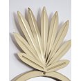 thumbnail image 3 of Espejo de pared con acento de piña y marco de metal pintado en oro Fine Art Tj, 3 of 5