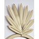 thumbnail image 3 of Espejo de pared con acento de piña y marco de metal pintado en oro Fine Art Tj, 3 of 5