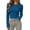 G-Blue lightweight sweaters, variant on Women's Cropped Sweaters Crew Neck Cable Knit Long Sleeve Slim Fit Pullover Tops Fall Winter Fitted Sweaters for Women Wine S-XXXL