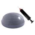 thumbnail image 4 of Pelota de equilibrio de media bola, equipo de entrenamiento de fuerza, pelota de estabilidad, base antideslizante para gris, 4 of 8