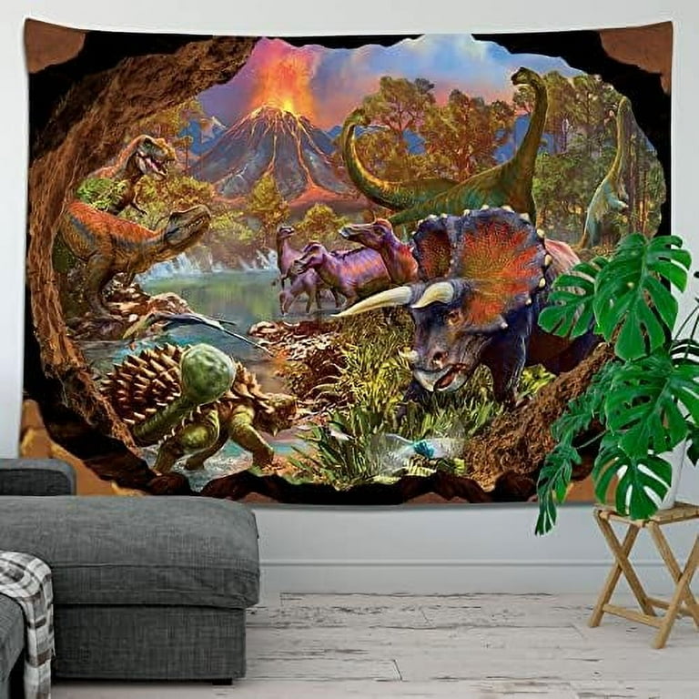 Dinosaur tapestry sale